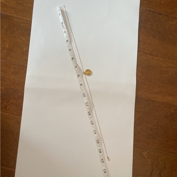 Solid 24K Yellow Gold Coin Raphael Angel & 14K Bezel Pendant Neck Chain Necklace - Picture 14 of 15